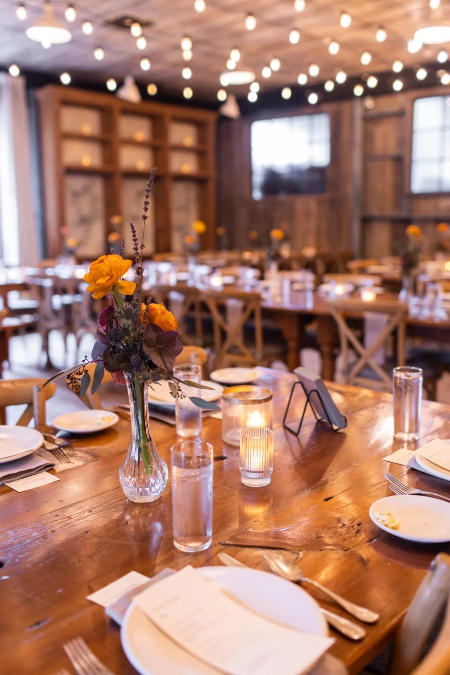 Wedding decor inside Terrain at Styer's.
