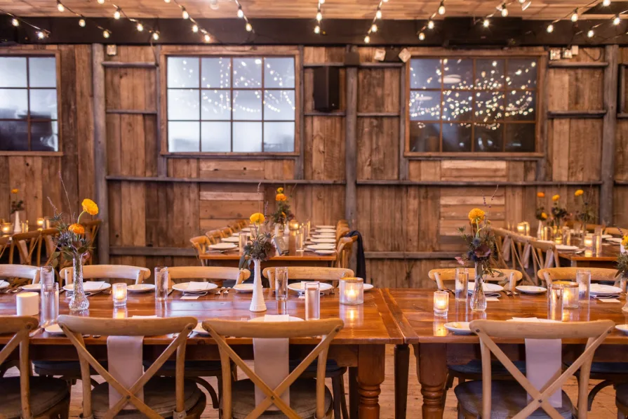 Wedding decor inside Terrain at Styer's.