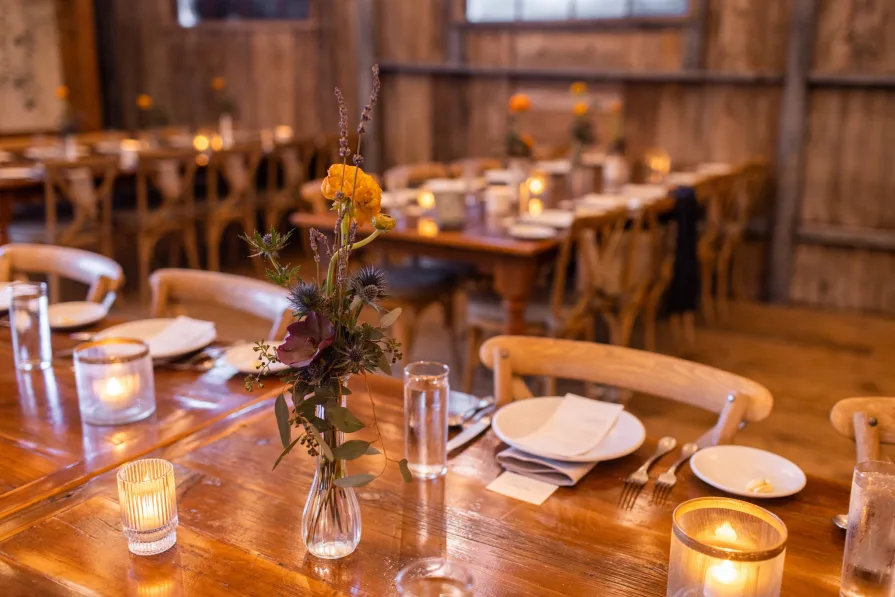 Wedding decor inside Terrain at Styer's.