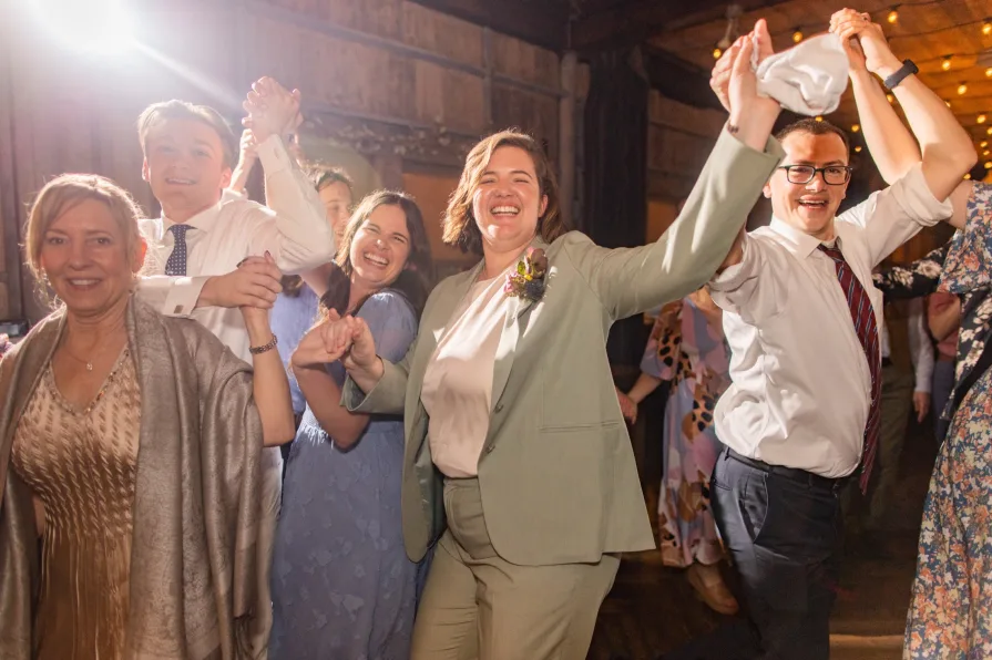 Wedding reception dancing photos at Terrain at Styer's