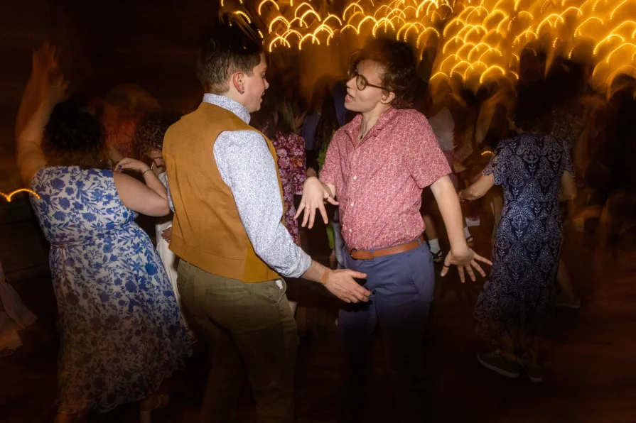 Wedding reception dancing photos at Terrain at Styer's