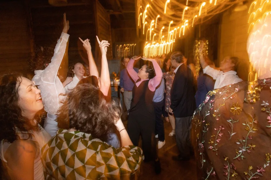 Wedding reception dancing photos at Terrain at Styer's