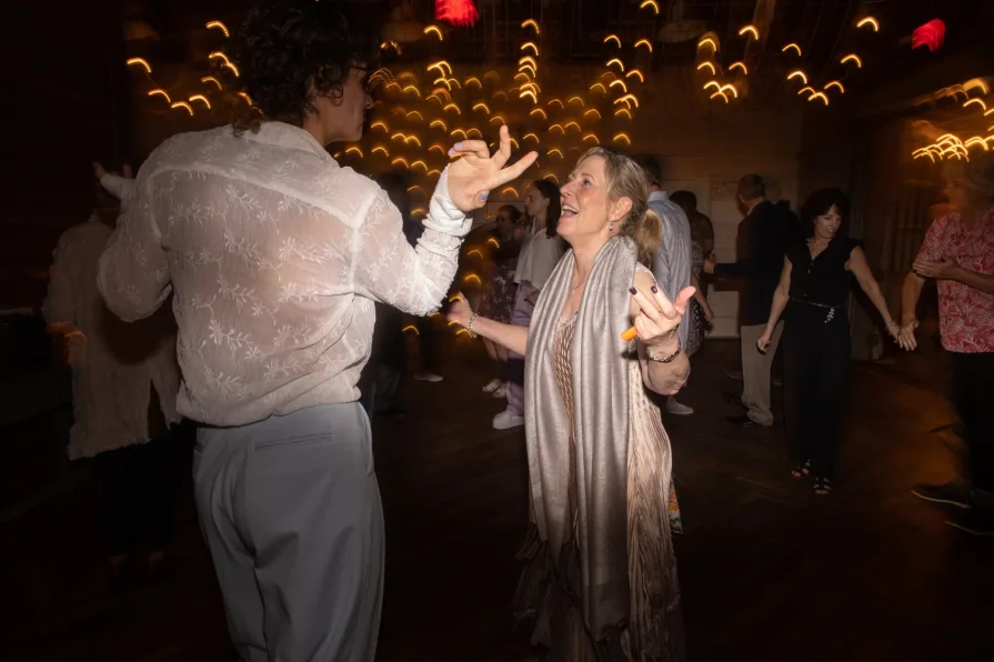 Wedding reception dancing photos at Terrain at Styer's
