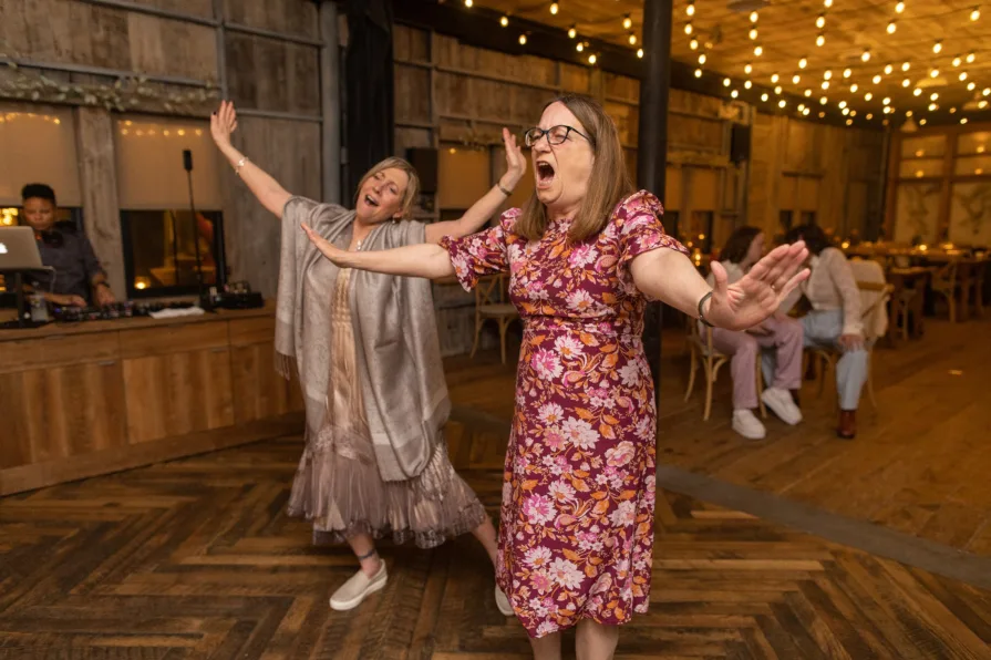 Wedding reception dancing photos at Terrain at Styer's