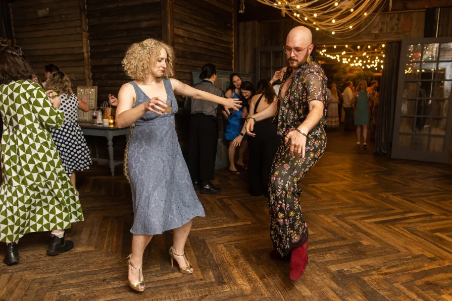 Wedding reception dancing photos at Terrain at Styer's
