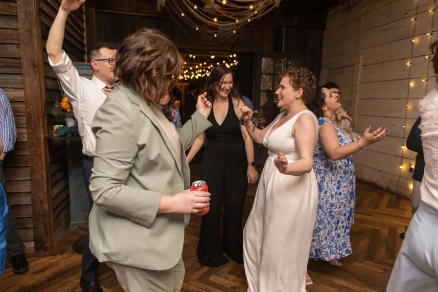 Wedding reception dancing photos at Terrain at Styer's