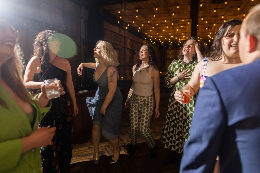 Wedding reception dancing photos at Terrain at Styer's