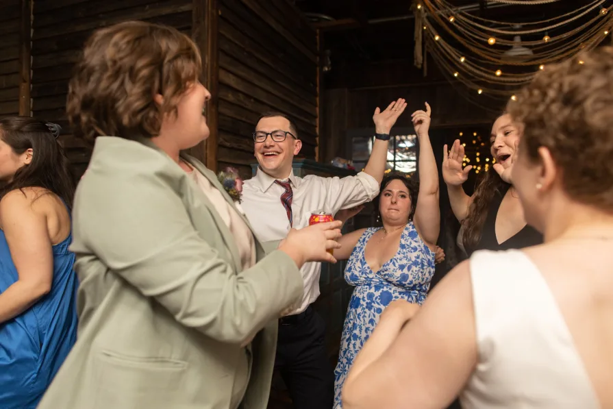 Wedding reception dancing photos at Terrain at Styer's
