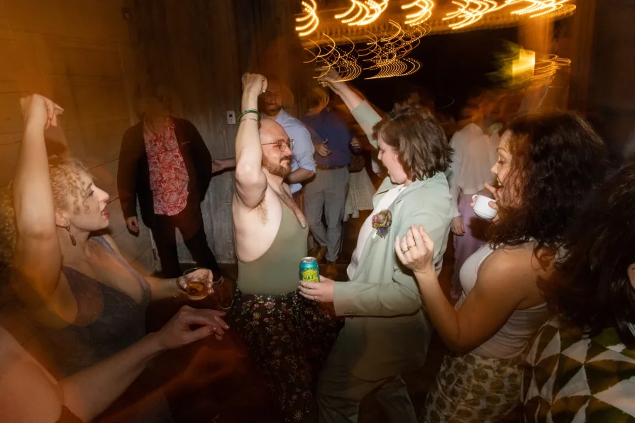 Wedding reception dancing photos at Terrain at Styer's
