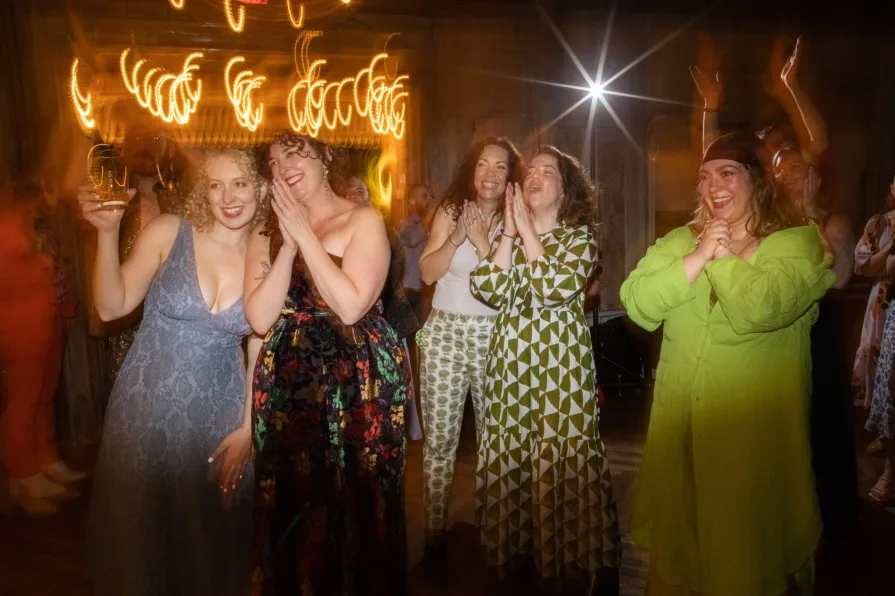 Wedding reception dancing photos at Terrain at Styer's