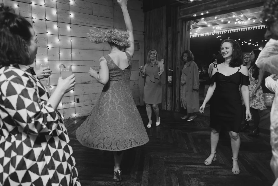 Wedding reception dancing photos at Terrain at Styer's